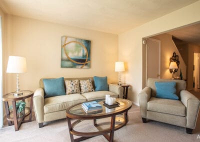 the henley townhomes living room